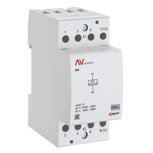 ��������� ��������� �� 25� 2NO+2NC 110� �� (2 ������) AVERES EKF