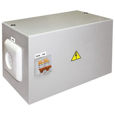 Ящик с трансформатором понижающим TDM ЯТП-0,4 220/24, 2 автомата, IP31