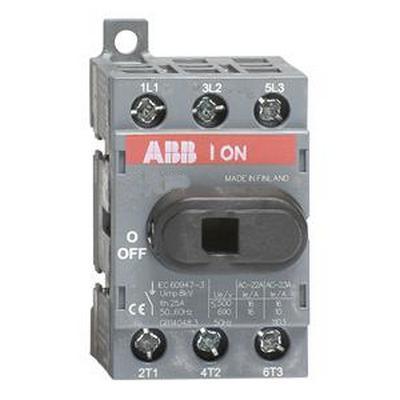 Рубильник ABB OT63F3 до 63А 3-полюсный выключатель нагрузки