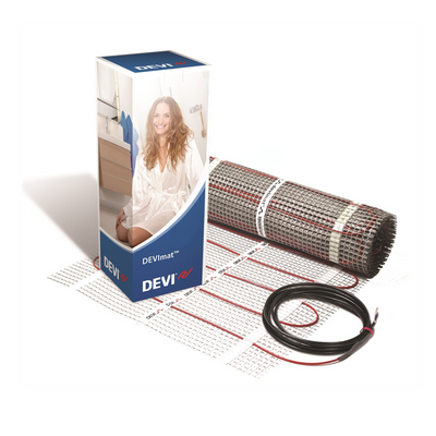 Нагревательный мат DEVI, Devimat DTIF-150 375Вт (2,5кв.м) двухжильный